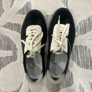 Franco Sarto Black and Cream Athletic Shoes. Worn three times. Great condition
